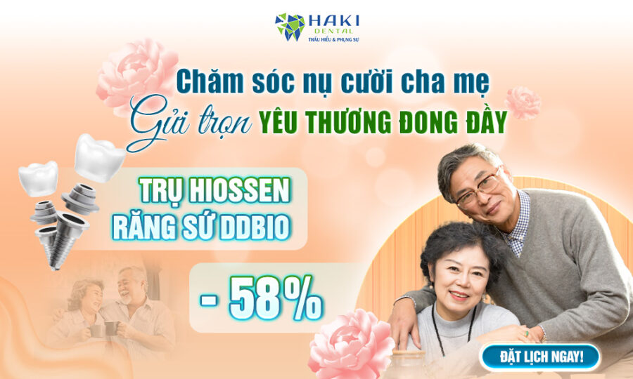 Chăm sóc nụ cười cha mẹ - Gửi trọn yêu thương đong đầy