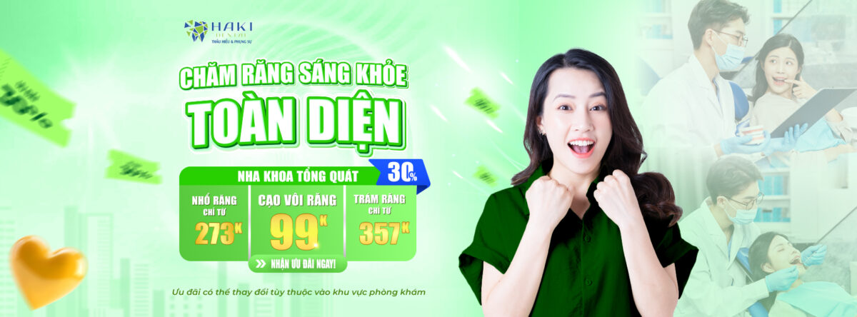 Ưu đãi Nha khoa tổng quát 30%